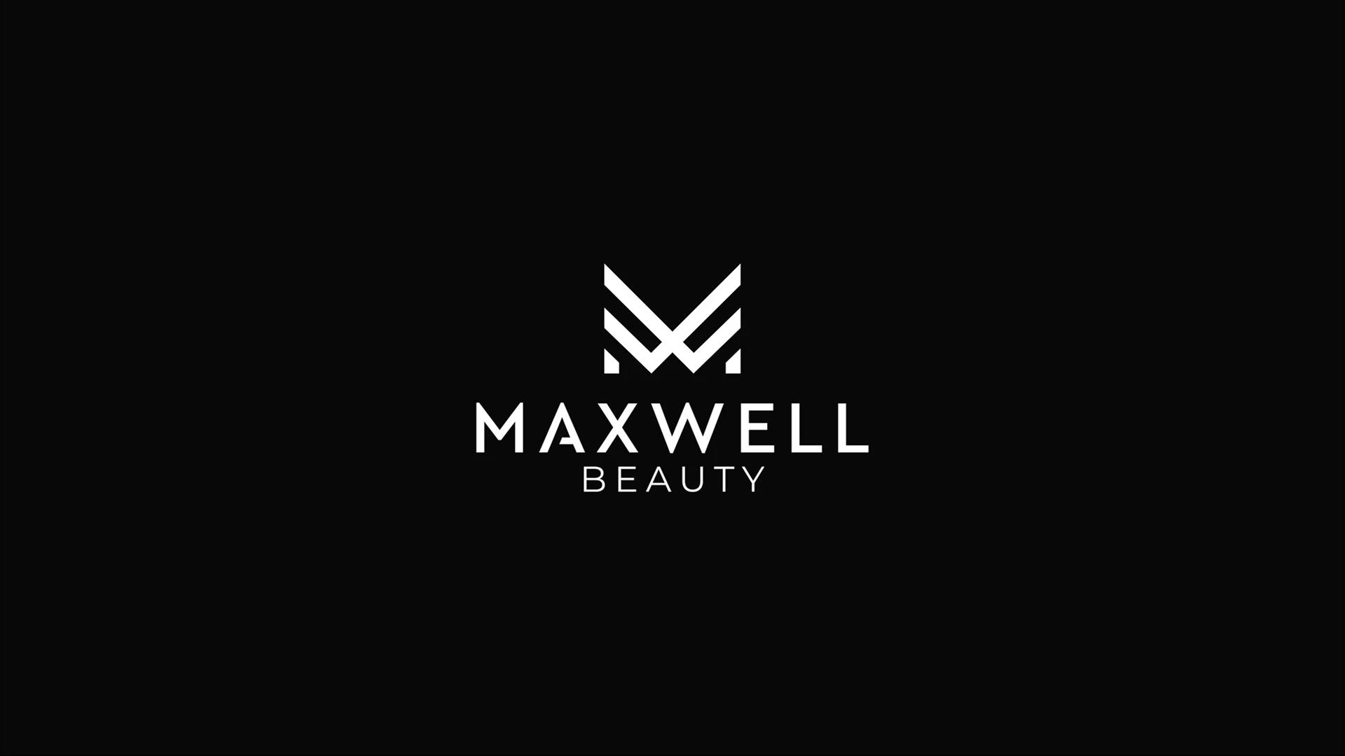 Maxwell Beauty logo in white on black