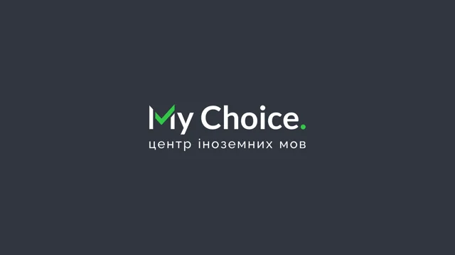My Choice logo on charcoal