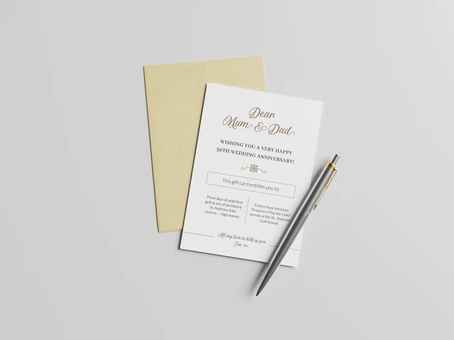 Anniversary Gift Card: anniversary gift card design