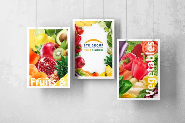 BTE Group — Posters: fruit and vegetable poster series