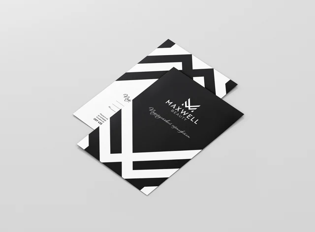 Maxwell Beauty — Print Materials: gift certificates